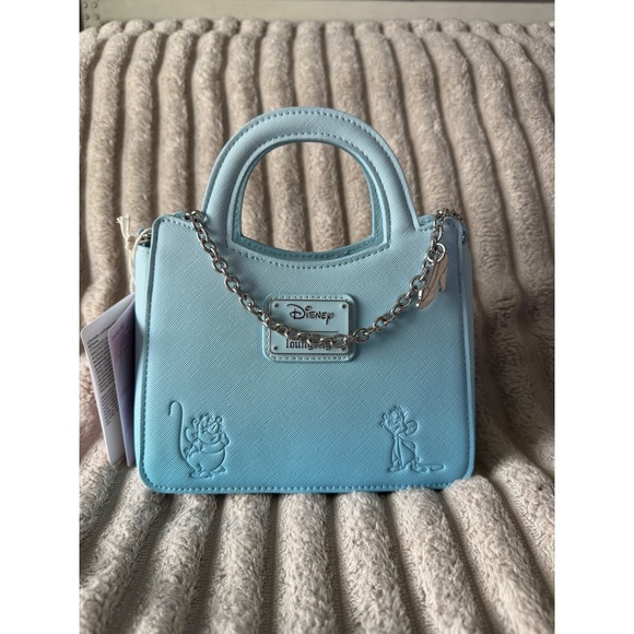 Loungefly Handbags - Loungefly Disney Cinderella 75th Anniversary Crossbody Bag Blue WDTB3155 NWT